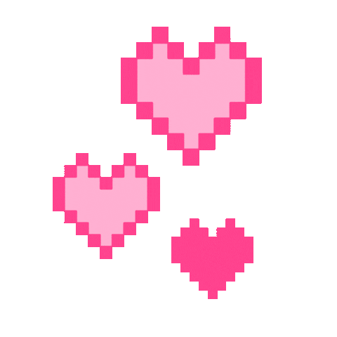 pixel hearts